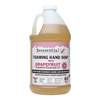 Handcrafted foaming hand soap refill in a large light amber bottle, infused with grapefruit essential oil and natural coconut, hemp, and olive oils, featured in Health & Wellness, Grooming and Personal Hygiene, Soaps and Soapmaking, Soaps, USA Made, Best Sellers, and Promo Eligible collections.