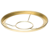 Brass shade ring designed to fit 10-inch diameter oil lamp shades with a 2-13/16 inch center ring, ideal for Lamps & Lighting and Shade Rings and Holders collections.