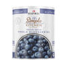 Can of handcrafted freeze-dried whole blueberries, gluten-free and no added sugar, made in USA, ideal for Farm, Garden & Tool, Kitchen & Food, Emergency Supplies, Food, Freeze Dried, and Best Sellers collections.