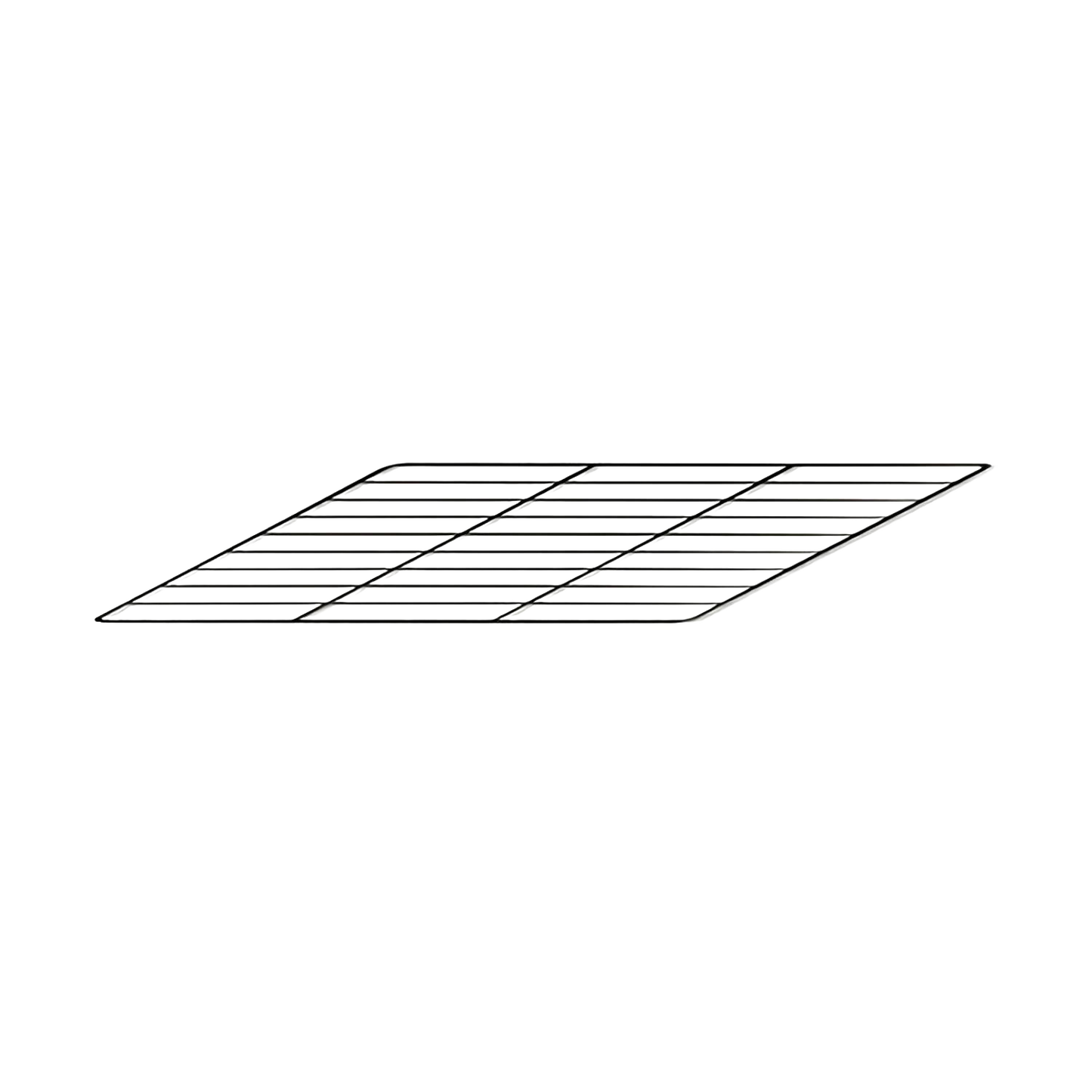 Stainless steel oven rack designed for La Nordica Rosa and Rosa L cookstoves, crafted for durability and included in Stoves, Cookstoves, Hearth Accessories, and Best Sellers collections.