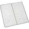 Square stainless steel drying tray with fine mesh screen, durable and easy to clean, designed for use in kitchen food preservation and drying, made in USA.