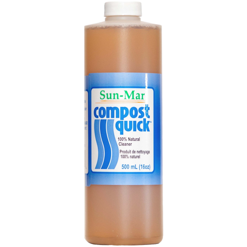Handcrafted 16 oz. bottle of non-toxic natural enzyme cleaner designed to boost bacterial action, featured in Appliances, Composting Toilets, Best Sellers, and Promo Eligible collections.