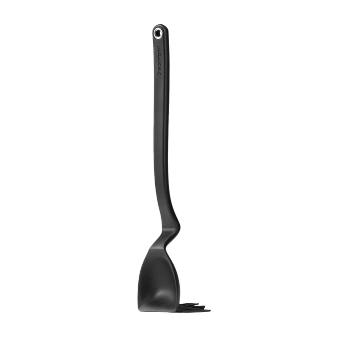 Black BBQ Brizzle basting brush with deep, flexible scooping head and ergonomic handle designed for scooping and spreading sauces, perfect for Kitchen & Food and Grilling collections.