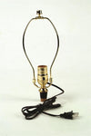 Brass-plated lamp harp and push-thru socket with adjustable cut-to-size cork adapter and six-foot cord, included in popular Lamps & Lighting, Electric Conversion, and Parts and Accessories collections.