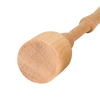 Handcrafted small wooden stomper made of smoothly sanded poplar, ideal for fermenting and pickling tasks, Amish made in the USA, featured in Farm, Garden & Tool and Kitchen & Food collections.