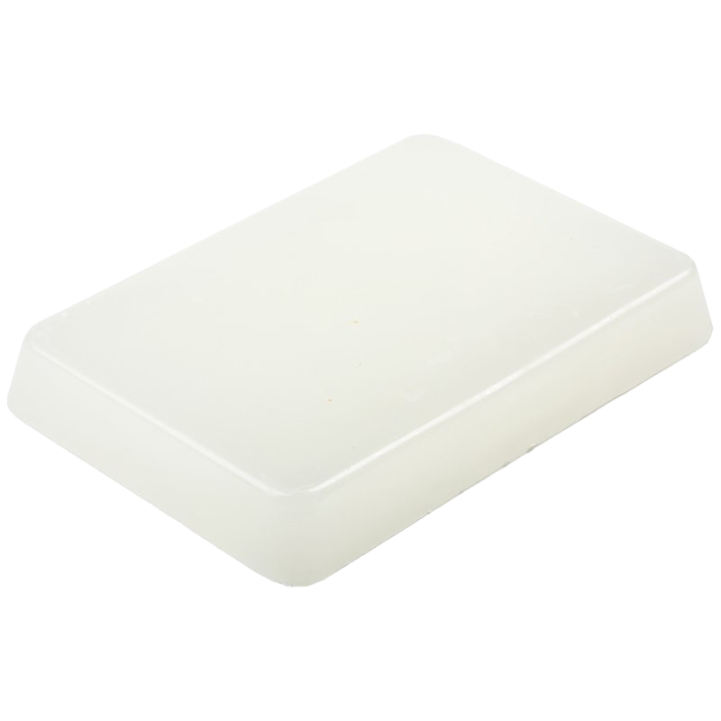 Smooth white wax block designed for hand-dipping candles, ideal for layering wax with each dip, featured in Lamps & Lighting, Candlemaking Supplies, and Best Sellers collections.