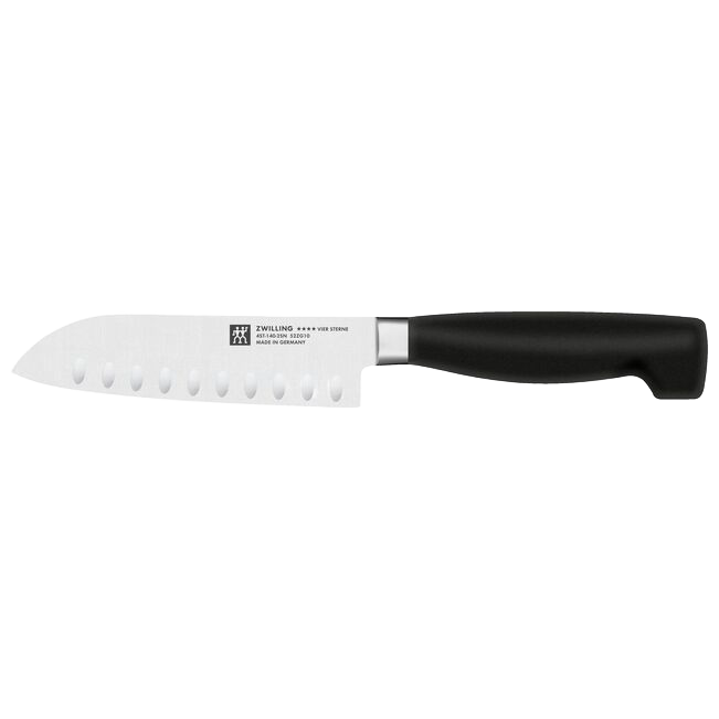 ZWILLING Four Star 5.5-Inch Hollow-Edge Santoku Knife