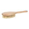Massage brush with beechwood handle and natural bristles, designed for gentle exfoliation and improved circulation, featured in Health & Wellness, Grooming and Personal Hygiene, Best Sellers, and Promo Eligible collections.