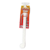 White flexible foam brush with textured handle designed for cleaning glass chimneys and vases, USA made, ideal for lamps and lighting accessories.