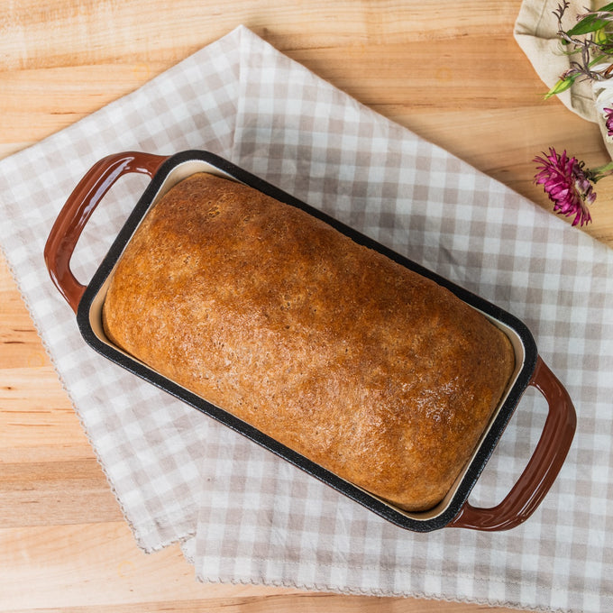 NutriMill Enameled Cast Iron Bread Pan