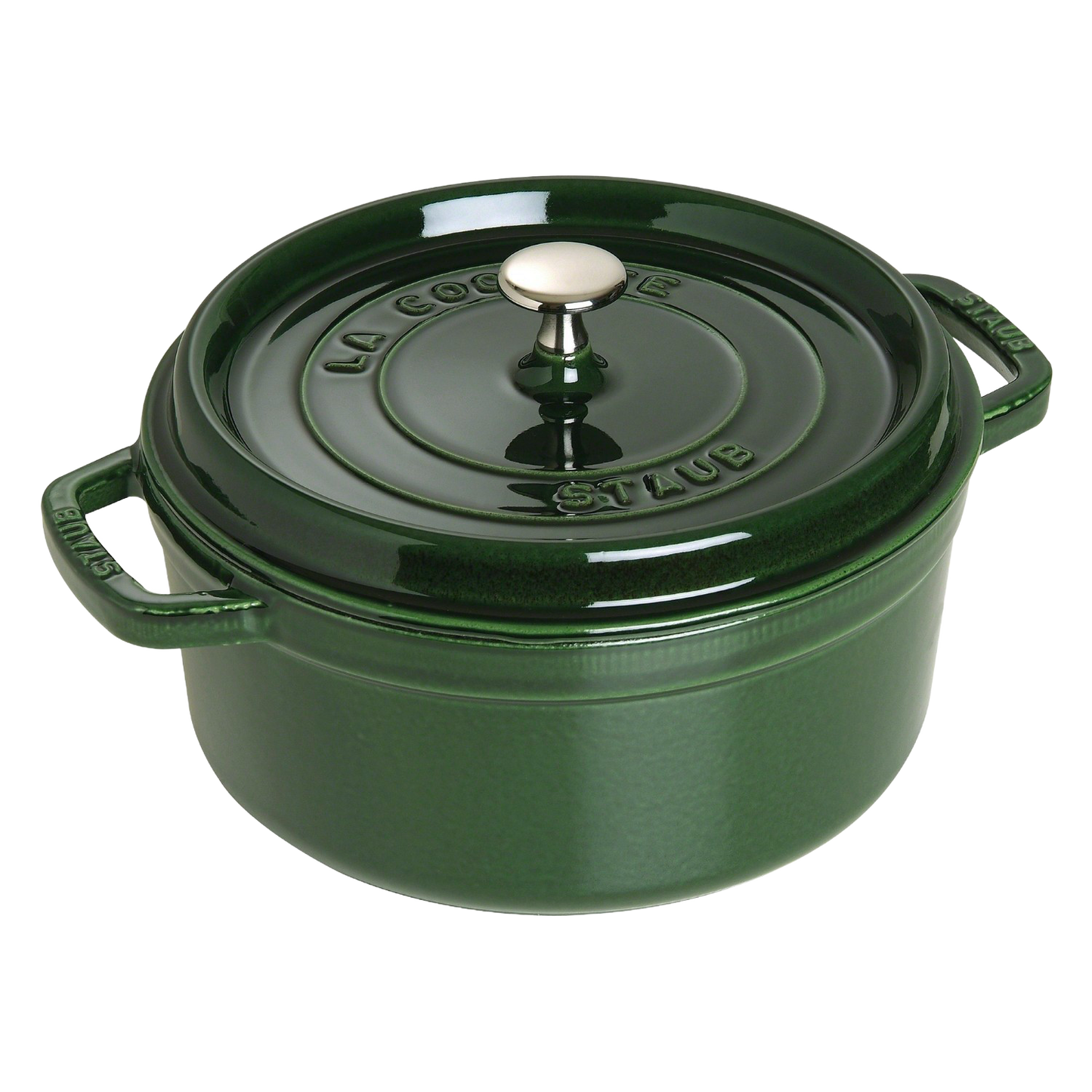 STAUB Round Cast Iron Dutch Oven – 4 Qt