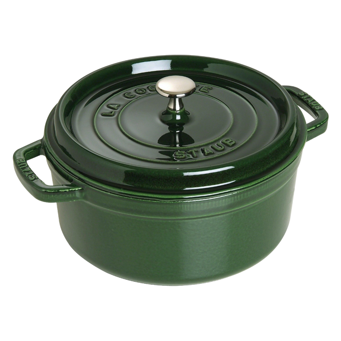 STAUB Round Cast Iron Dutch Oven – 4 Qt