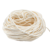 Coiled natural cotton wick braided in a square pattern, designed for use in candles, ideal for Lamps & Lighting, Candlemaking Supplies, Candles and Candlemaking, and Best Sellers collections.