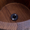 Close-up of the handcrafted wooden interior of an Amish made ice cream freezer bucket, showing durable construction details in a Kitchen & Food, Specialty Equipment, and USA Made collection.