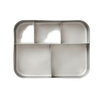 Durable stainless steel snack container with five compartments for organized meal portions, featuring a sturdy design ideal for Kitchen & Food, Storage and Serving, and Best Sellers collections.