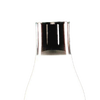 Frosted glass lamp chimney with a rounded bulge and 2-7/8" base, designed for Lamps & Lighting, Parts and Accessories, Chimneys and Globes, Best Sellers, and Promo Eligible collections.