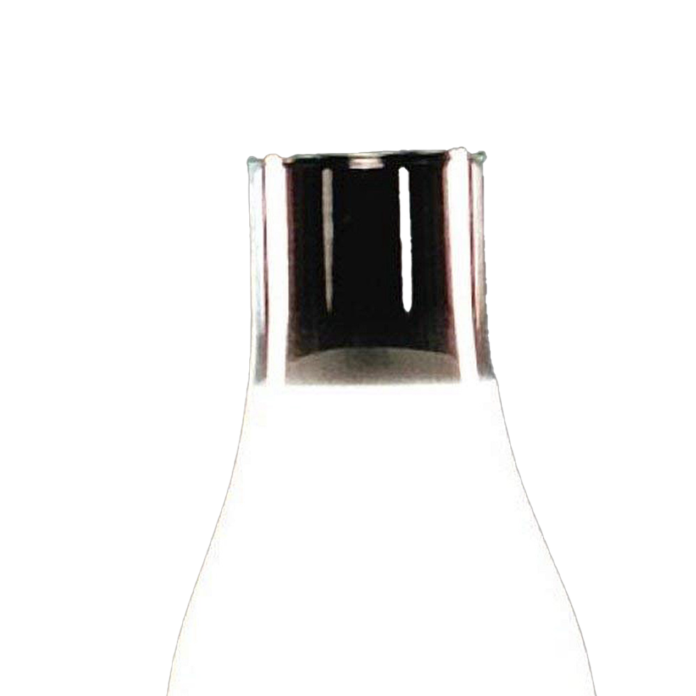 Frosted glass lamp chimney with a rounded bulge and 2-7/8" base, designed for Lamps & Lighting, Parts and Accessories, Chimneys and Globes, Best Sellers, and Promo Eligible collections.