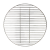 Round stainless steel replacement grilling grate with 13.4-inch diameter, ideal for versatile outdoor cooking in camping, grilling, and farm, garden, and tool collections.