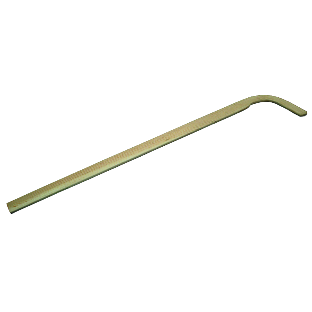 Smooth-finished Amish handcrafted hardwood handle with a slight curve, made in the USA from durable #1 grade wood, ideal for Farm, Garden & Tool and Digging and Cultivating collections.