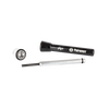 Compact and portable firestarter with metal plunger and cap, designed for reliable campfire ignition, ideal for camping, emergency supplies, and farm or garden tool collections.