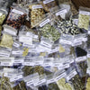 Assortment of labeled seed packets including vegetables and herbs, arranged to showcase a diverse collection from Farm, Garden & Tool, Seeds and Planting, USA Made, and Best Sellers categories.