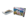 Puzzle box featuring Neuschwanstein Castle image next to a partially completed 1000-piece puzzle in a tray, made in USA and part of Toys, Books & Games and Best Sellers collections.