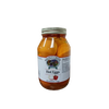 Glass jar of hot pickled eggs with a metal lid, featuring a white label and red pepper illustration, ideal for Kitchen & Food, Food, Pantry, USA Made, and Best Sellers collections.