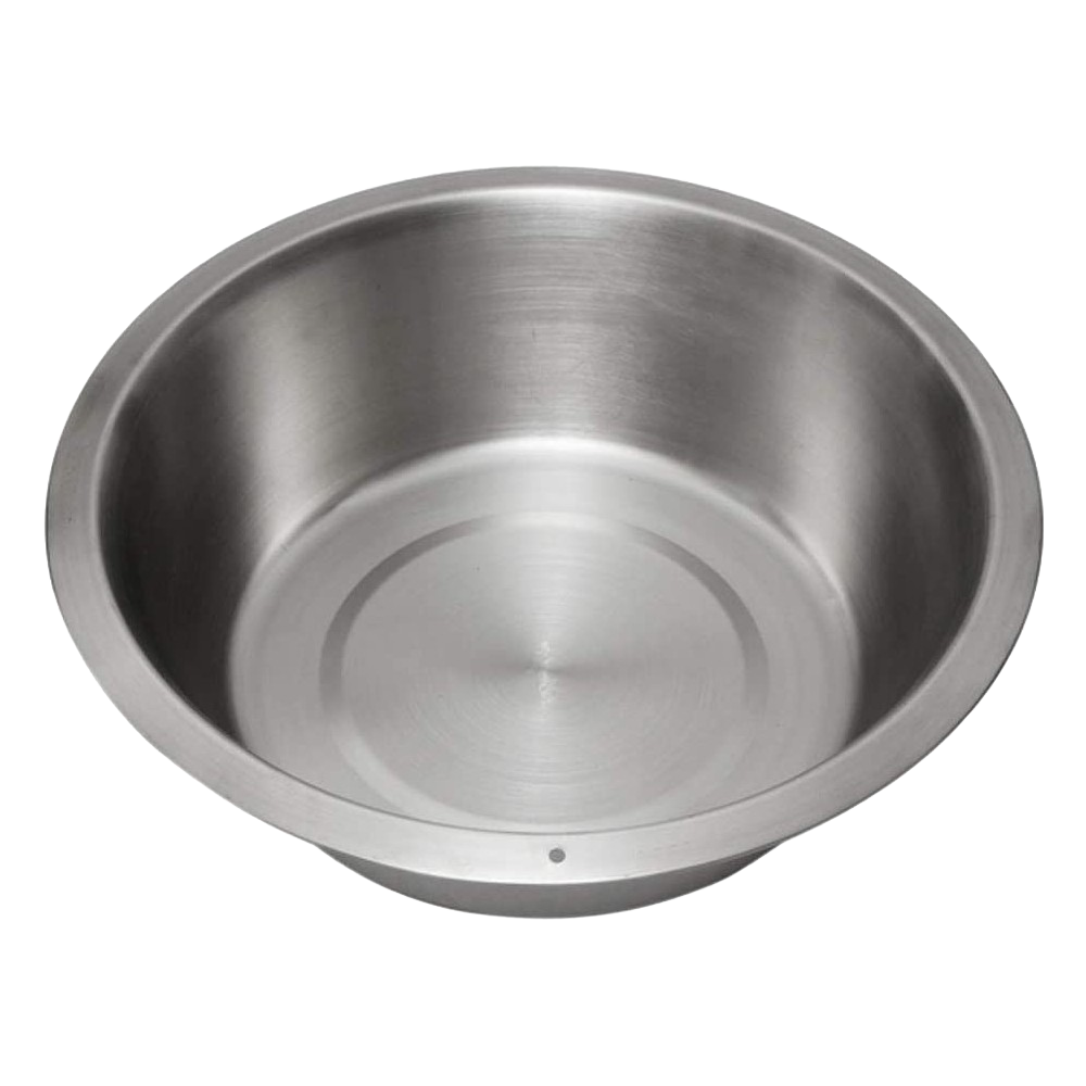 Deep round stainless steel dishpan with a flat base and smooth rust-resistant finish, designed for versatile household and cleaning use in Home & Decor, Household Cleaning, and Best Sellers collections.
