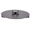 Sturdy solid steel cooking plate designed to fit on a Pyron for outdoor roasting, ideal for camping, farm, garden, and best sellers collections.