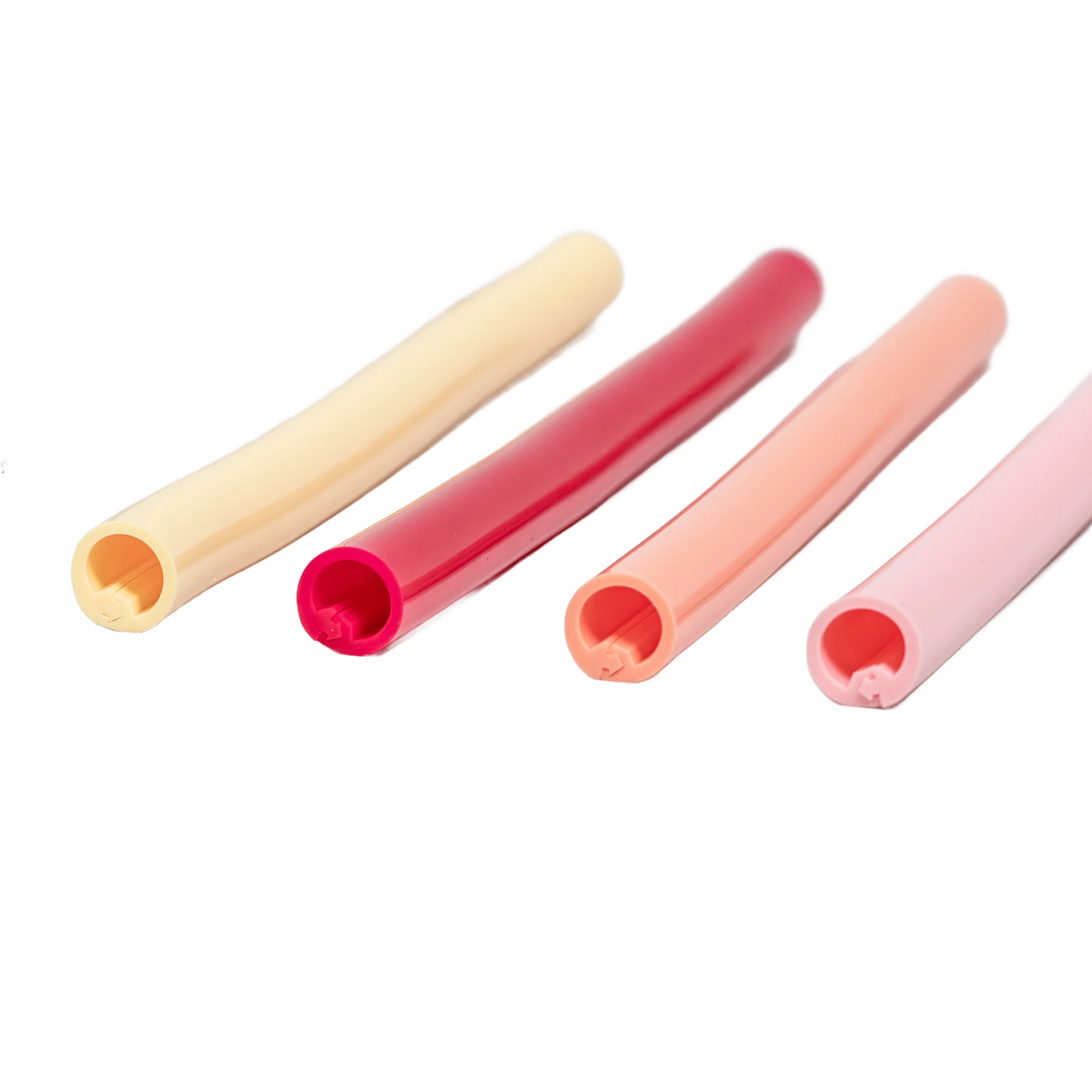 NutriMill Reusable Extra-Wide Silicone Straws - Set of 4