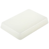 Smooth off-white wax block designed for container candle crafting, suitable for use in lamps and lighting, candles and candlemaking, and candlemaking supplies collections.