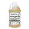 Large 64-ounce bottle of handcrafted foaming hand soap refill scented with lemongrass essential oil, made with natural coconut, hemp, and olive oils, featured in Health & Wellness, Grooming and Personal Hygiene, Soaps and Soapmaking, Soaps, USA Made, Best Sellers, and Promo Eligible collections.