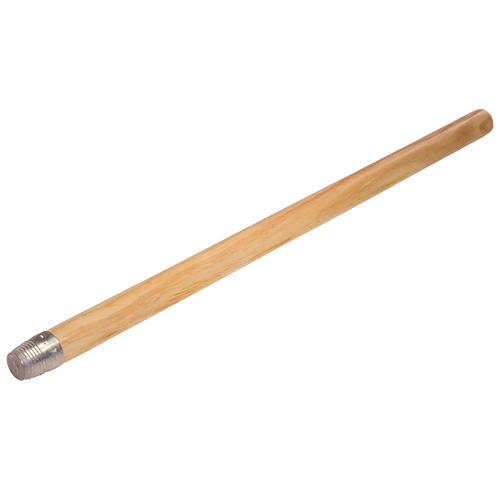 Handcrafted wooden broom handle with metal threaded end, designed for use with horsehair brooms in Home & Decor, Household Cleaning, Cleaning Utensils and Gadgets collections.