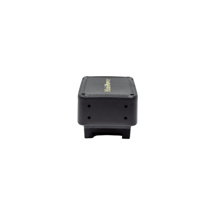Compact black power inverter with a sturdy design, offering reliable 150-watt output for essentials, ideal for Farm, Garden & Tool, Emergency Supplies, and Homesteading collections.