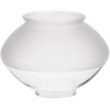 Clear Pyrex replacement globe designed for gas lights, featuring a rounded shape with wider middle and narrow opening, ideal for Lamps & Lighting, Gas Lights, and Best Sellers collections.
