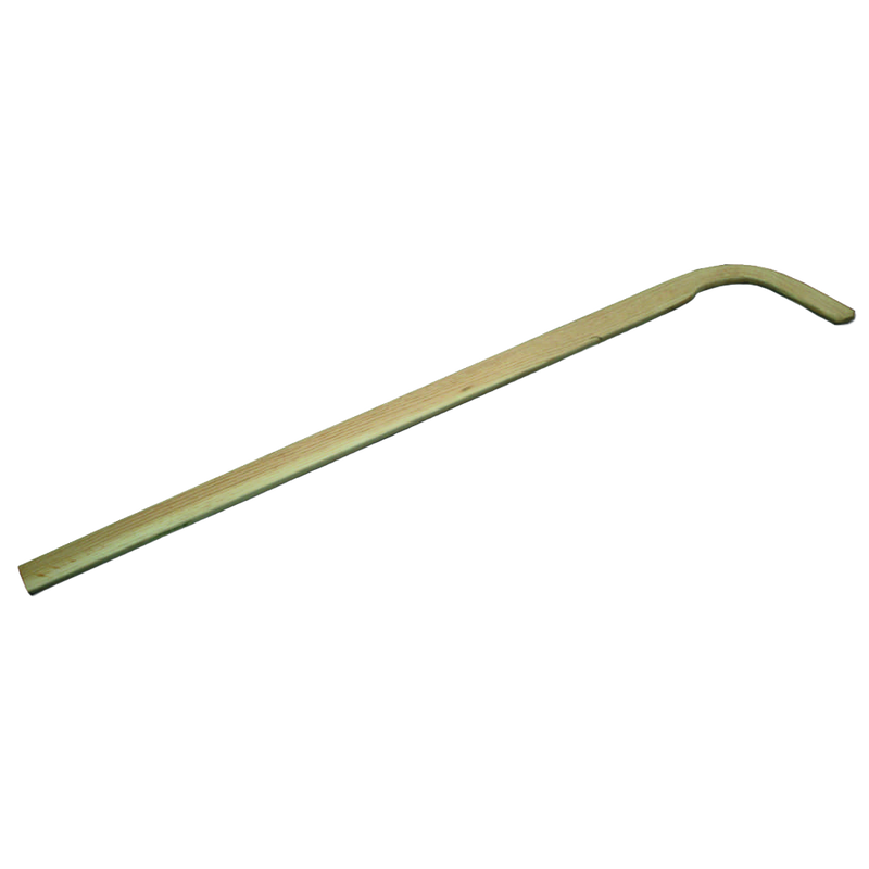 Handcrafted Amish made hardwood handle with a subtle bend, made in USA from durable #1 grade wood, featured in Farm, Garden & Tool, Digging and Cultivating, Best Sellers, and Promo Eligible collections.