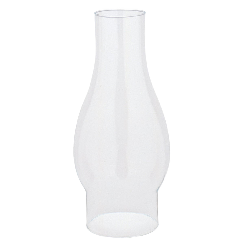 Clear replacement oil lamp chimney with 2-7/8" base, handcrafted glass designed for Lamps & Lighting, Parts and Accessories, Chimneys and Globes, Best Sellers, and Promo Eligible collections.