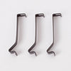 Set of three black steel spring clips designed for mounting 14-inch parchment lamp shades on hanging lamp frames, included in Lamps & Lighting and Parts collections.