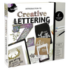 Creative lettering kit with an instruction book, art pad, brush pens, and watercolor supplies, designed for children’s arts and crafts, toys, and best sellers collections.
