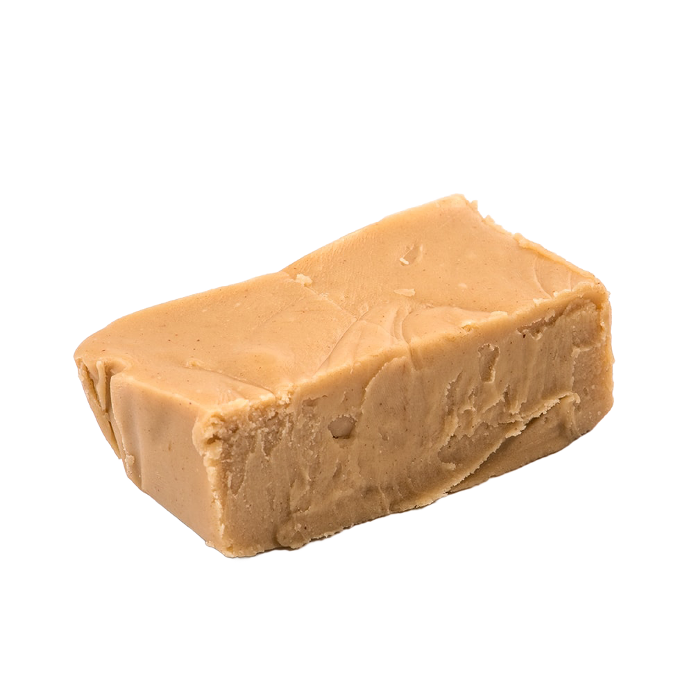 Single handcrafted creamy beige fudge piece with smooth, melt-in-your-mouth texture, featured in Kitchen & Food, Snacks and Sweets, USA Made, Best Sellers, and Promo Eligible collections.
