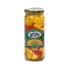 Handcrafted jar of sweet pickled cauliflower with red bell peppers and spices, made in USA, perfect addition to Kitchen & Food, Pantry, and Best Sellers collections.