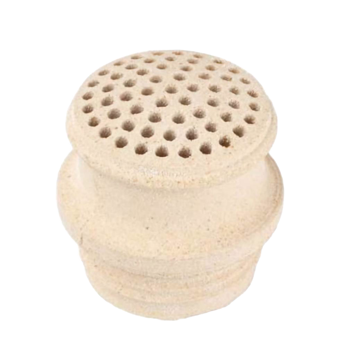 Durable clay burner designed for Petromax pressure lamps, featuring multiple perforations for efficient fuel combustion, ideal for Lamps & Lighting and Parts and Accessories collections.