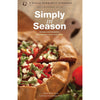 Cover of Simply in Season Expanded Edition Cookbook featuring a rustic vegetable tart with fresh tomato, basil, and cheese, highlighting recipes focused on local, seasonal ingredients in Books and Cookbooks collections.