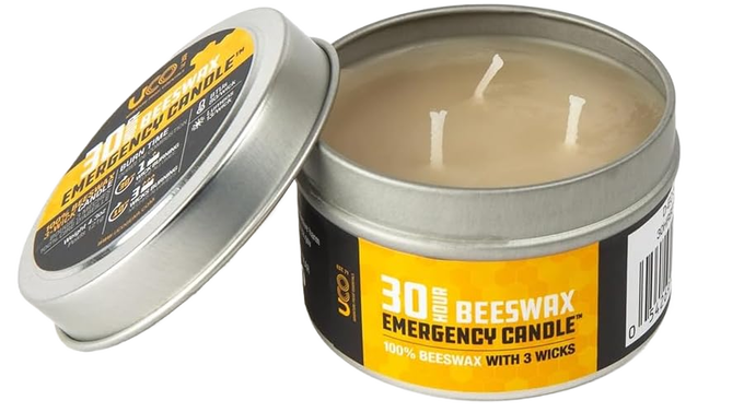 30-Hour Emergency Beeswax Candle