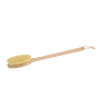 Handcrafted oval bath brush with Tampico plant fiber bristles and smooth oiled beechwood handle with hanging rope, designed for invigorating exfoliation in Health & Wellness, Grooming and Personal Hygiene, Best Sellers, and Promo Eligible collections.