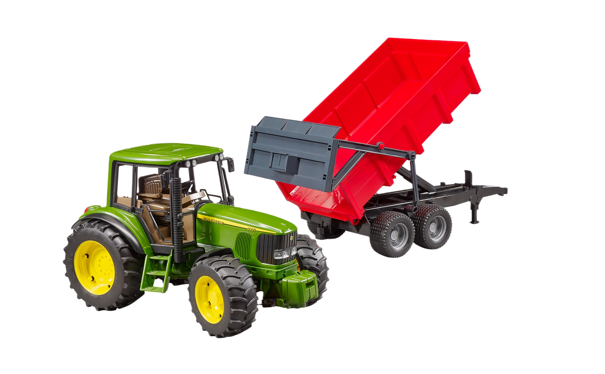 Bruder Toys John Deere 6920 Tractor with Tipping Trailer