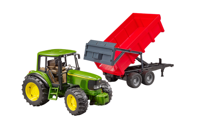 Bruder Toys John Deere 6920 Tractor with Tipping Trailer