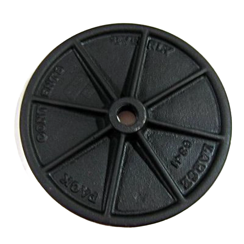 Handcrafted cast metal pressing disc made in USA with reinforced spoke design, ideal for Kitchen & Food, Specialty Equipment, Butchering Supplies, USA Made, Best Sellers, and Promo Eligible collections.