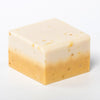 Handmade, hypoallergenic bar soap with a two-tone creamy beige and light brown color, crafted in USA, ideal for Health & Wellness, Grooming and Personal Hygiene, and Soaps collections.