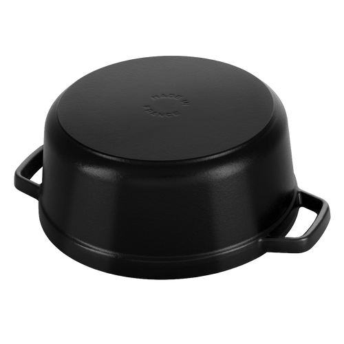 STAUB Round Cast Iron Dutch Oven – 4 Qt